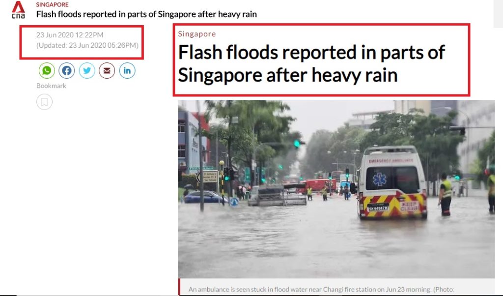 singapore flood