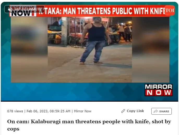 Police open fire